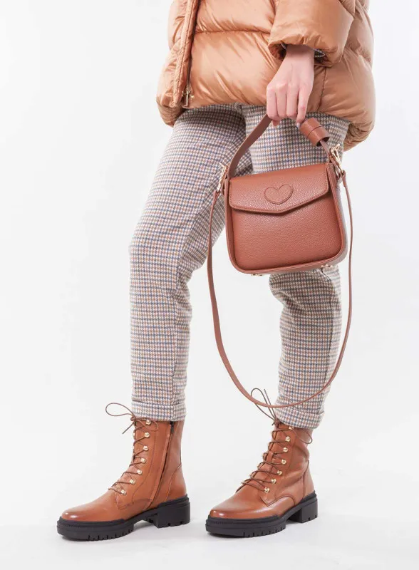 Borsa a tracolla donna cammello - iBlues