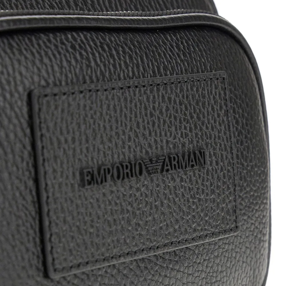 Borsa a tracolla in pelle martellata