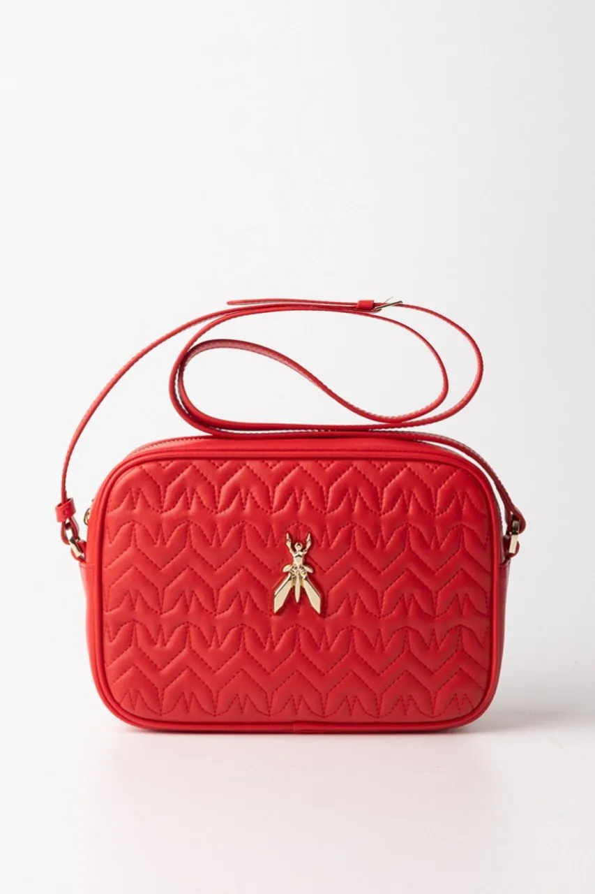 Borsa a tracolla trapuntata Infrarouge Red