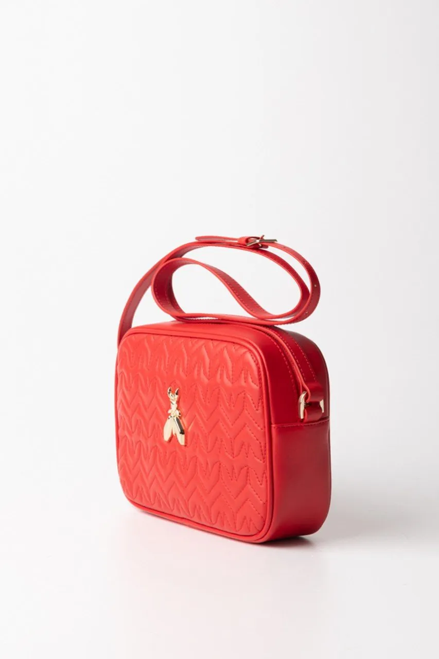 Borsa a tracolla trapuntata Infrarouge Red