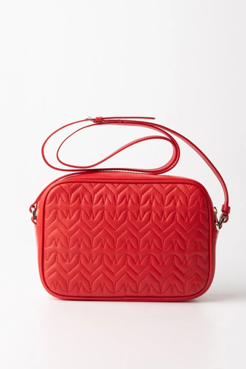 Borsa a tracolla trapuntata Infrarouge Red