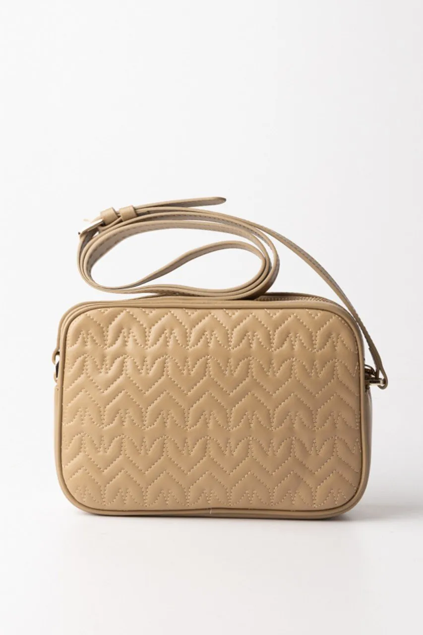 Borsa a tracolla trapuntata Winter Sand