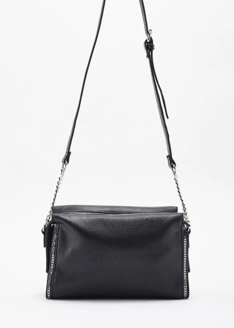 Borsa crossbody con tracolla a catena