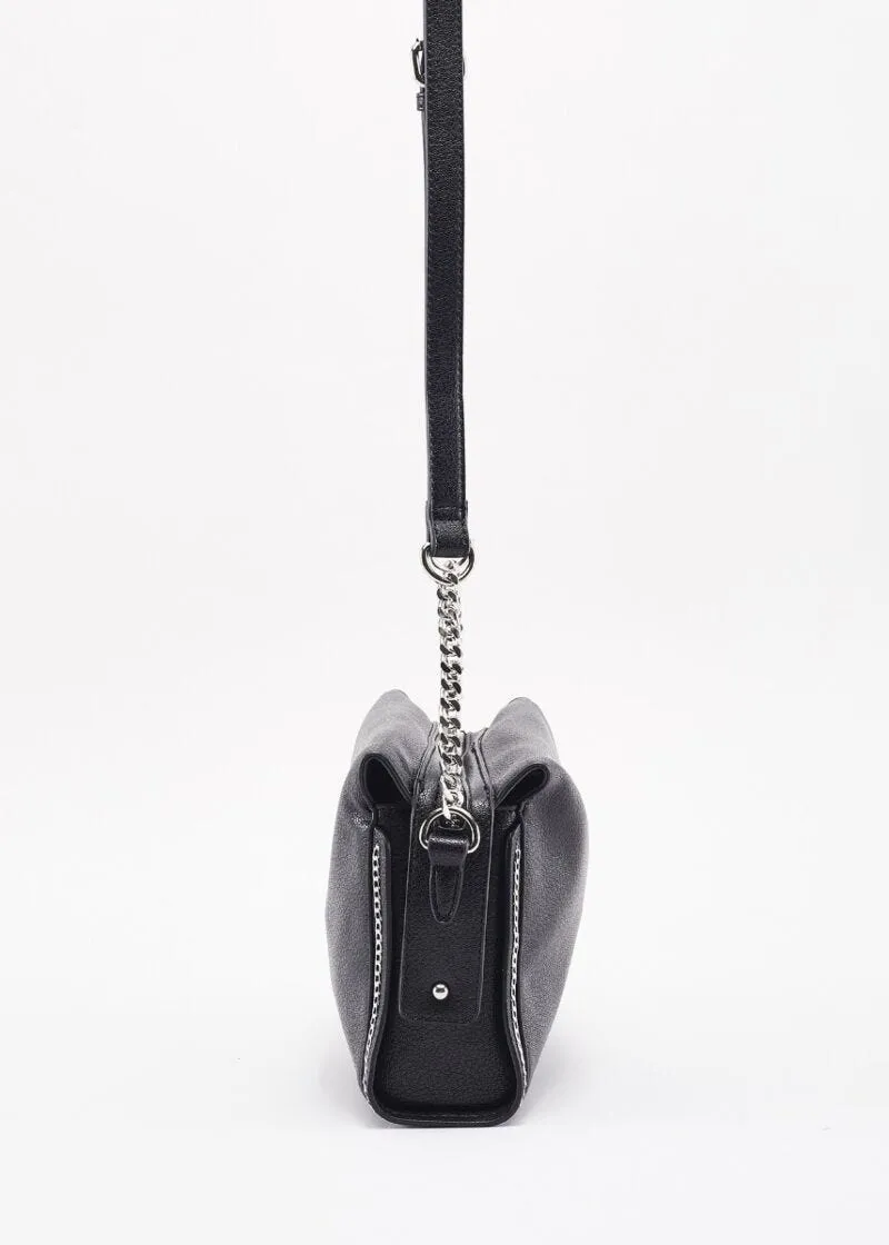 Borsa crossbody con tracolla a catena