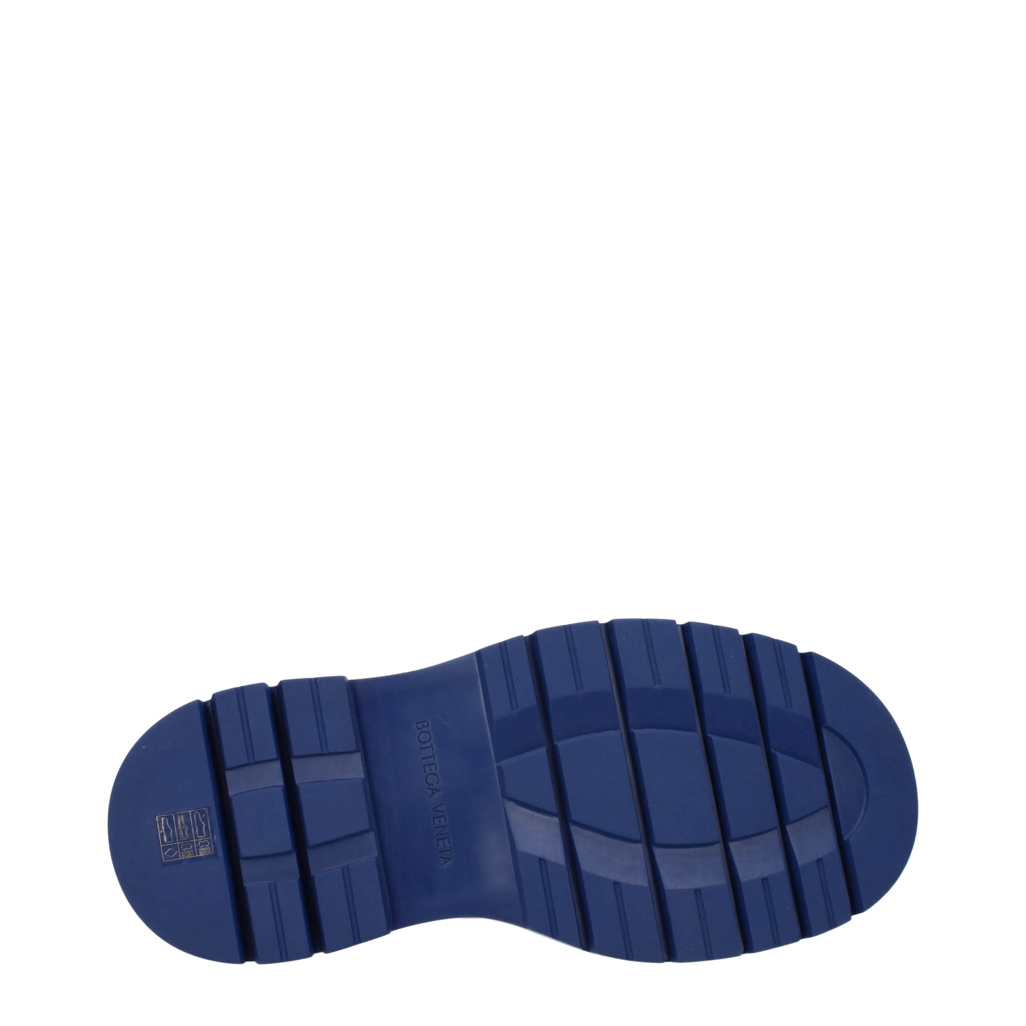Bottega Veneta Stivaletti Uomo Pelle Nero/Blu