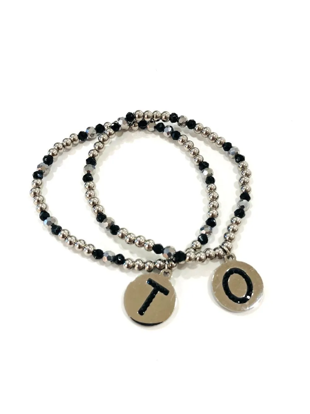 Bracciale elastico lettera O