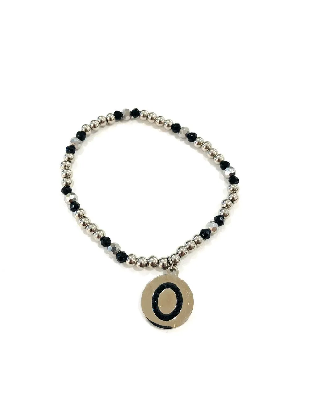 Bracciale elastico lettera O