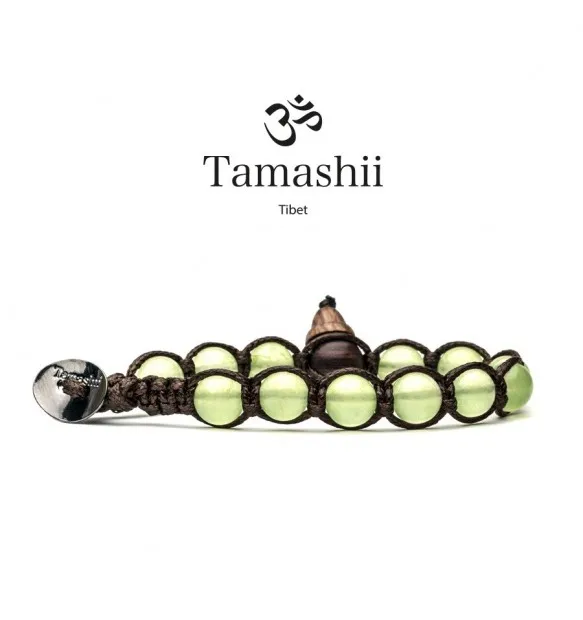 Bracciale Tamashii giada verde chiaro bhs900-197