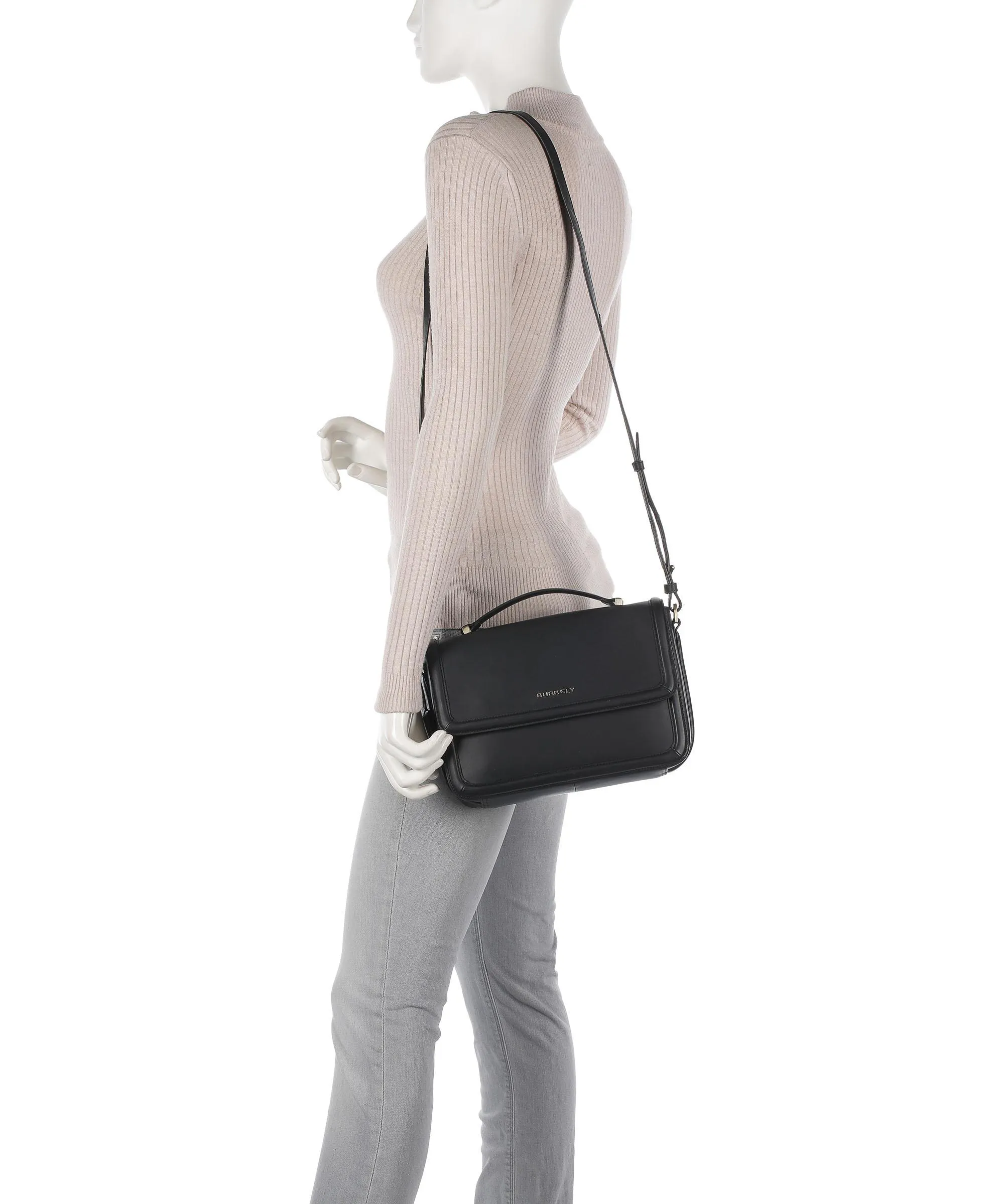  Burkely Beloved Bailey Borsa a mano pelle nero  