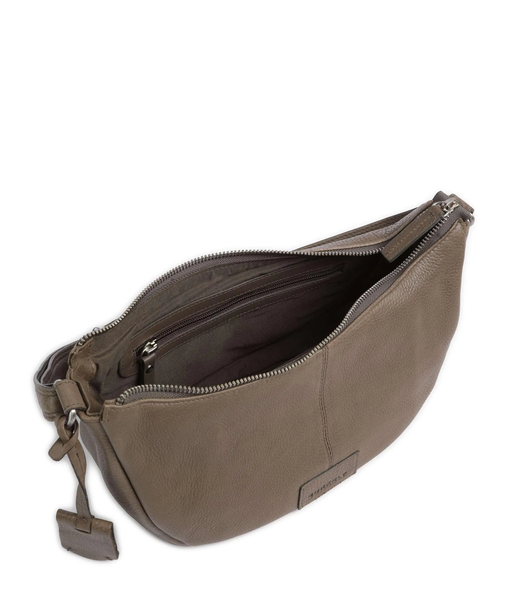  Burkely Soft Skylar Borsa a tracolla pelle granulata taupe  