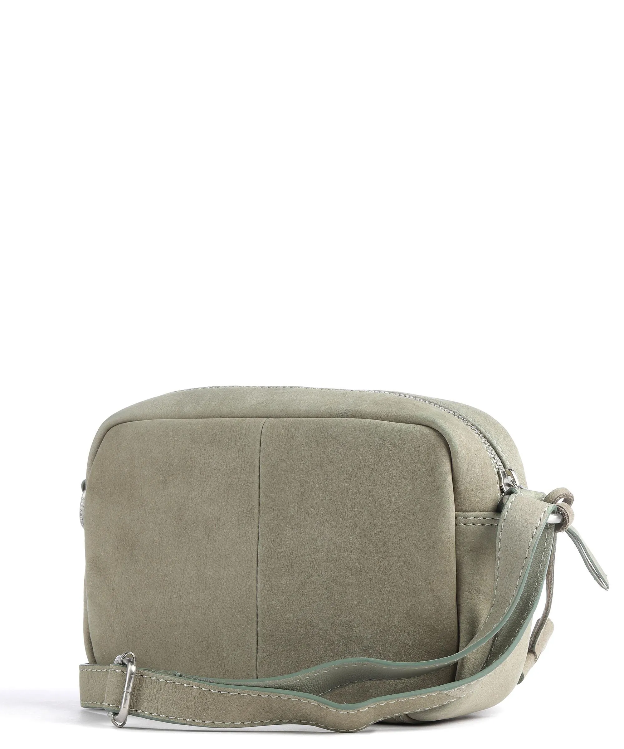  Burkely Still Selene Borsa a tracolla pelle ruvida grigio-verde  
