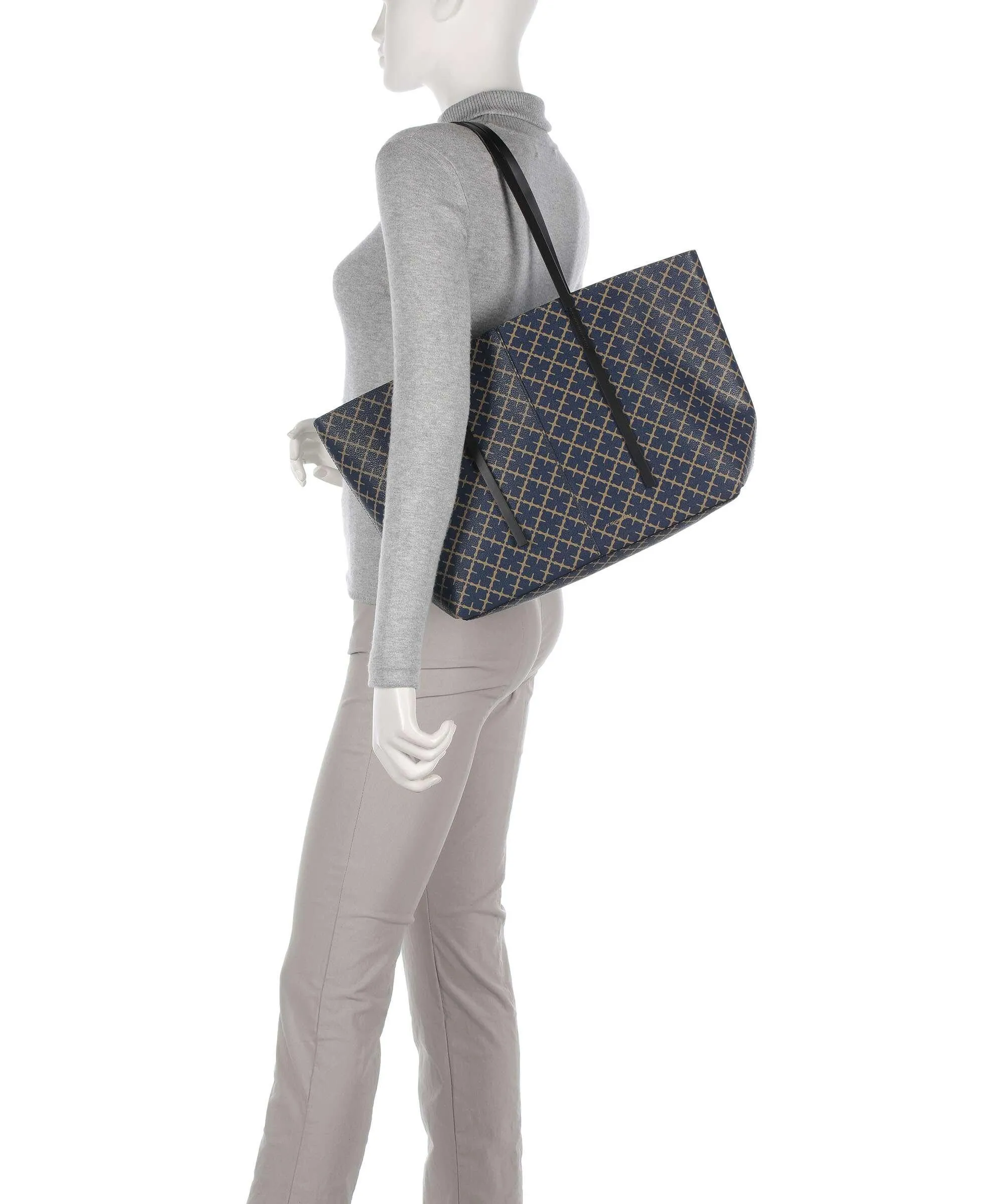  by Malene Birger Abigail Borsa shopper plastica blu scuro  