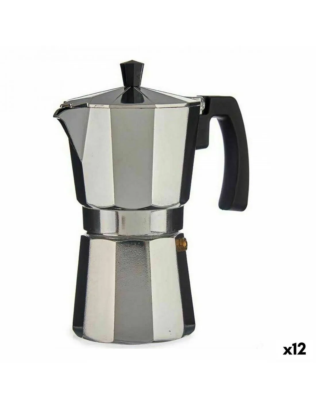 Cafettiera Italiana Alluminio 450 ml (12 Unità)
