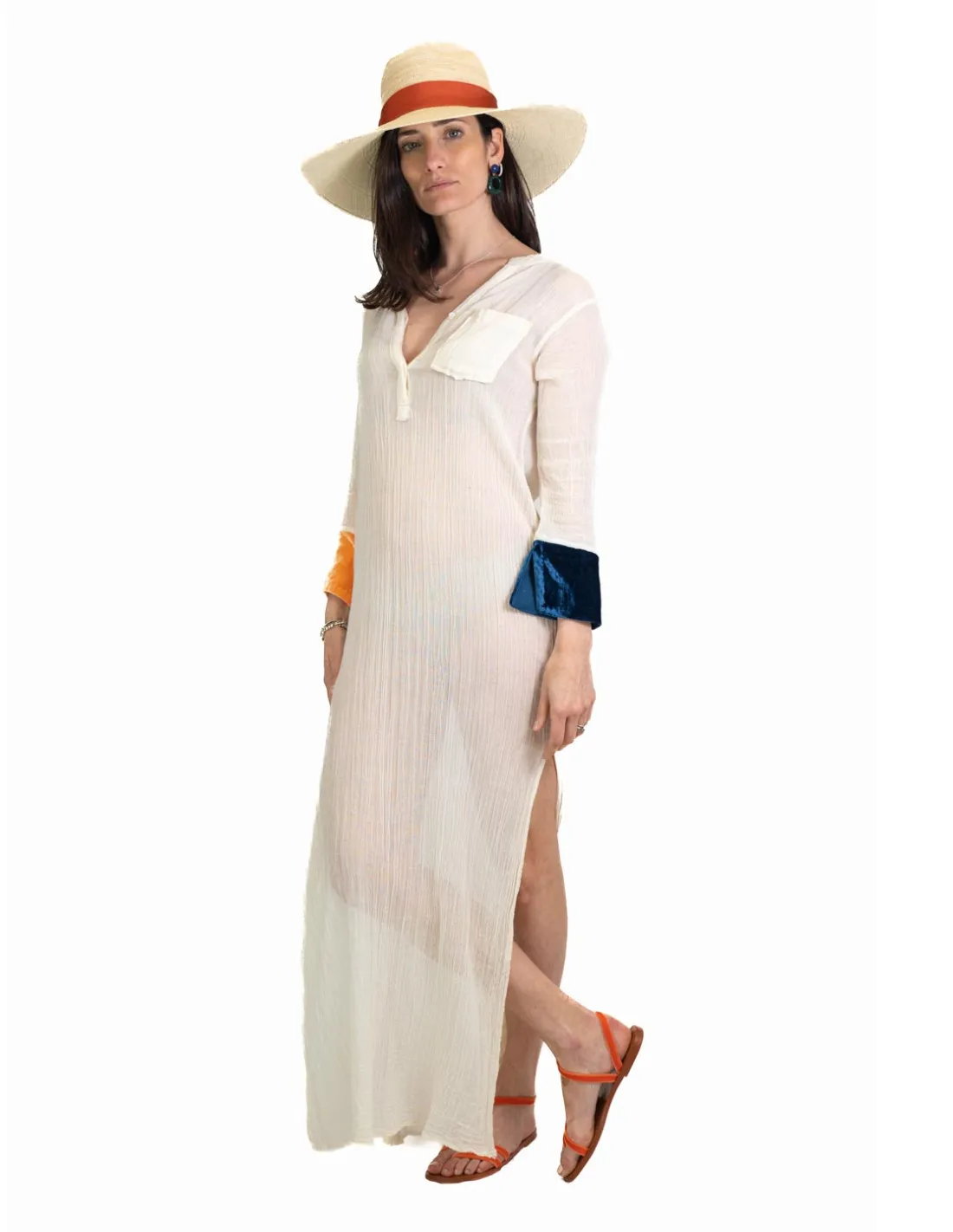 Caftano Ambas - Tunic Mona Grezzo