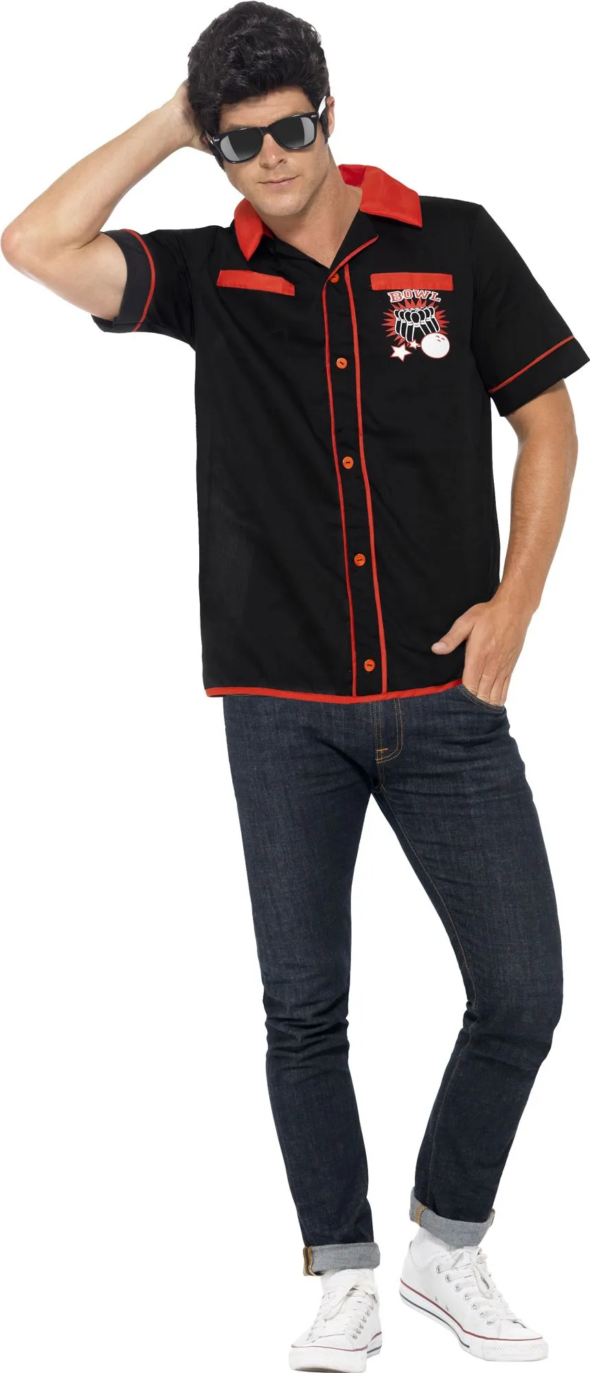Camicia da bowling degli anni '50