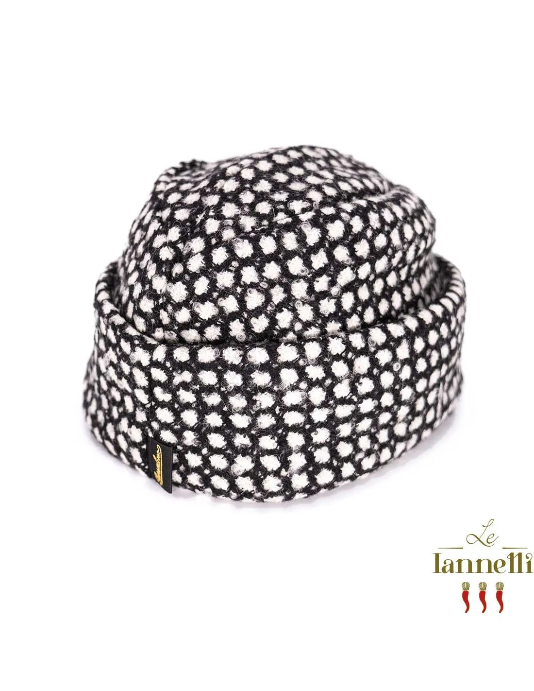 Cappello Borsalino - Pois bianco e nero