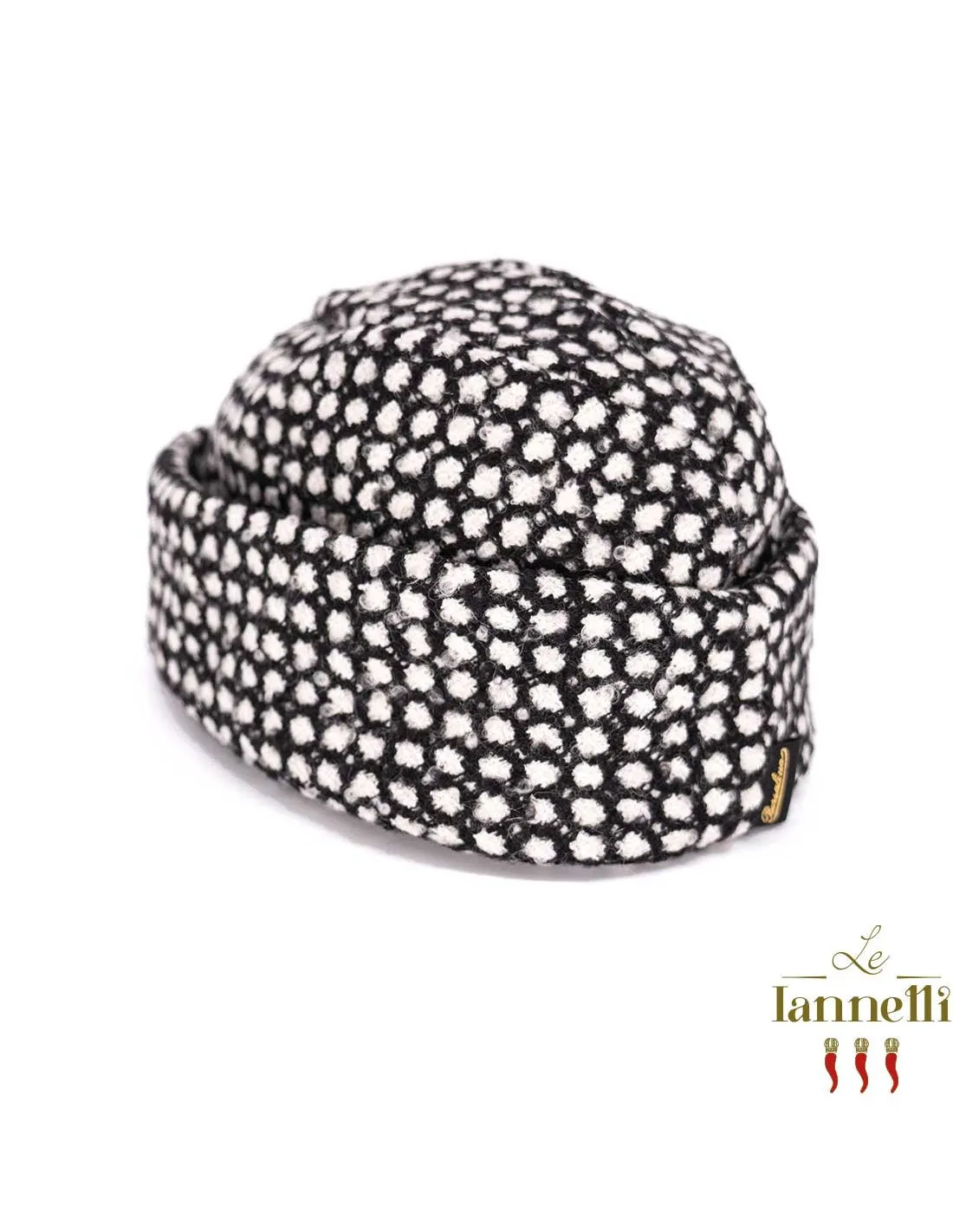 Cappello Borsalino - Pois bianco e nero