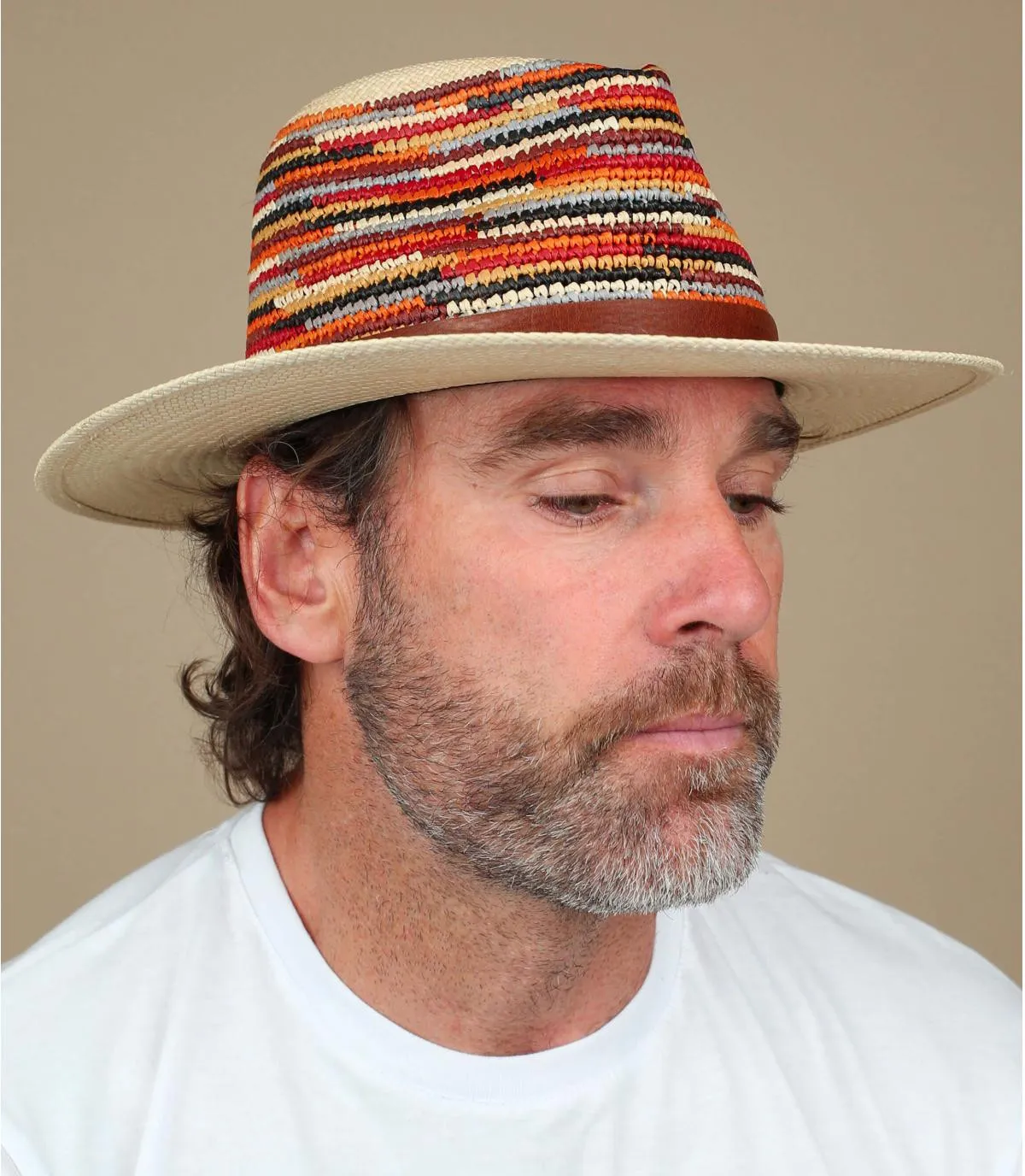 cappello di paglia multicolore BaileyTasmin natural multi     
