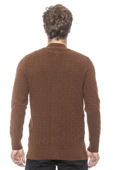 Cardigan in pura lana sugar brown | +39MASQ