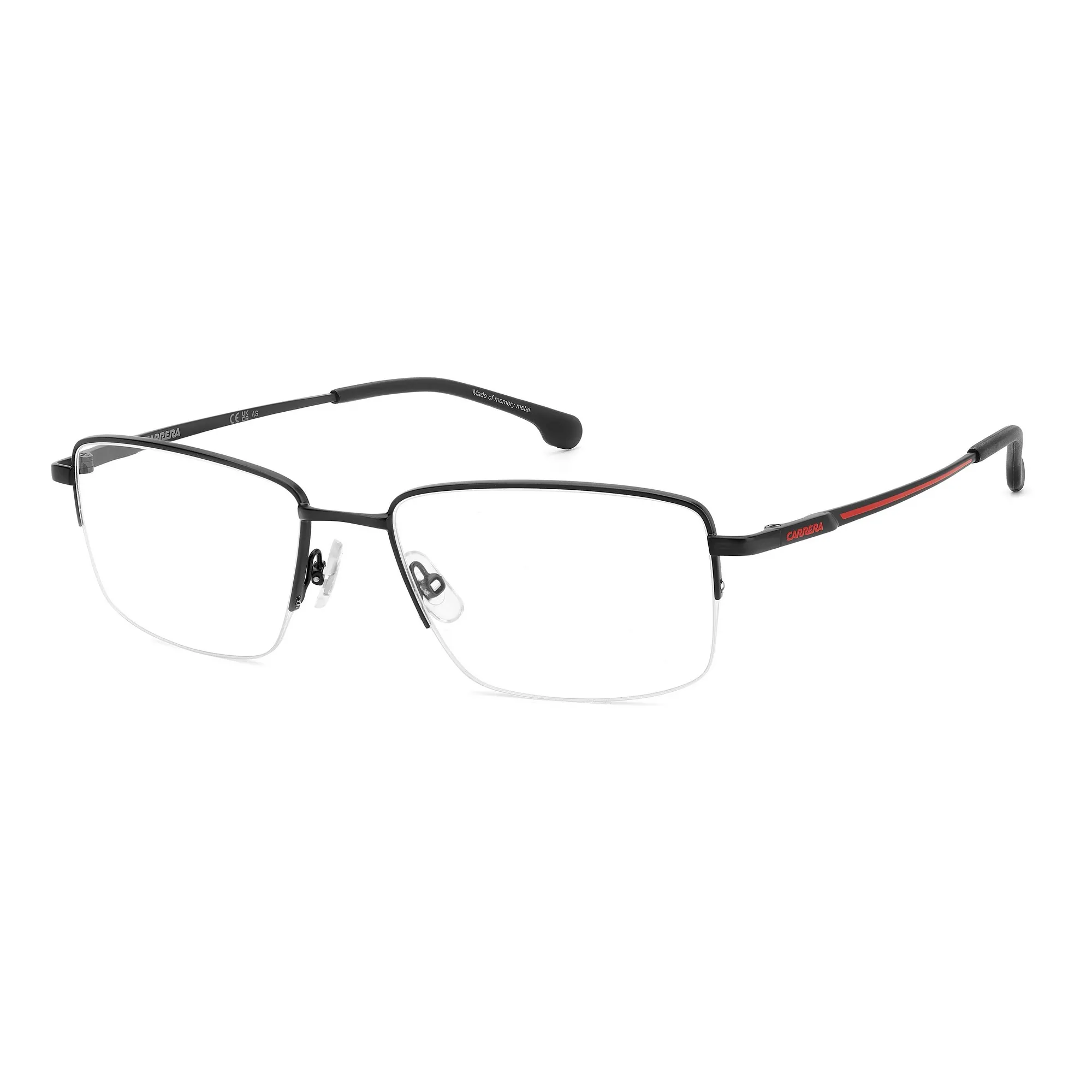   Carrera 8895 - BLX Rosso Nero Opaco | Occhiale Da Vista Uomo 