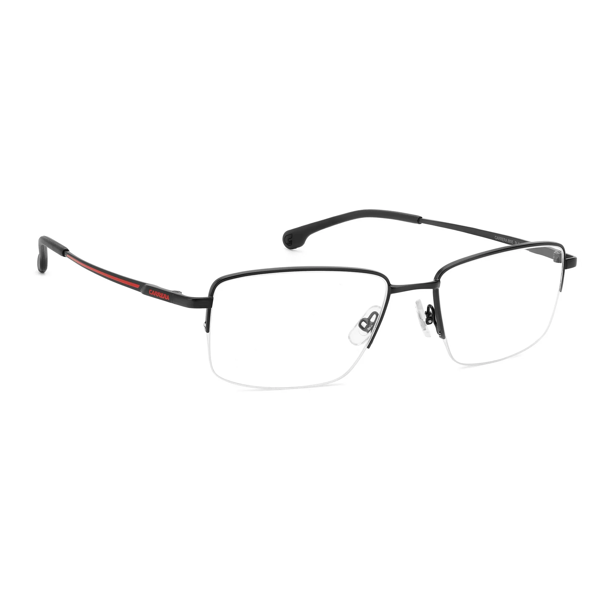  Carrera 8895 - BLX Rosso Nero Opaco | Occhiale Da Vista Uomo 