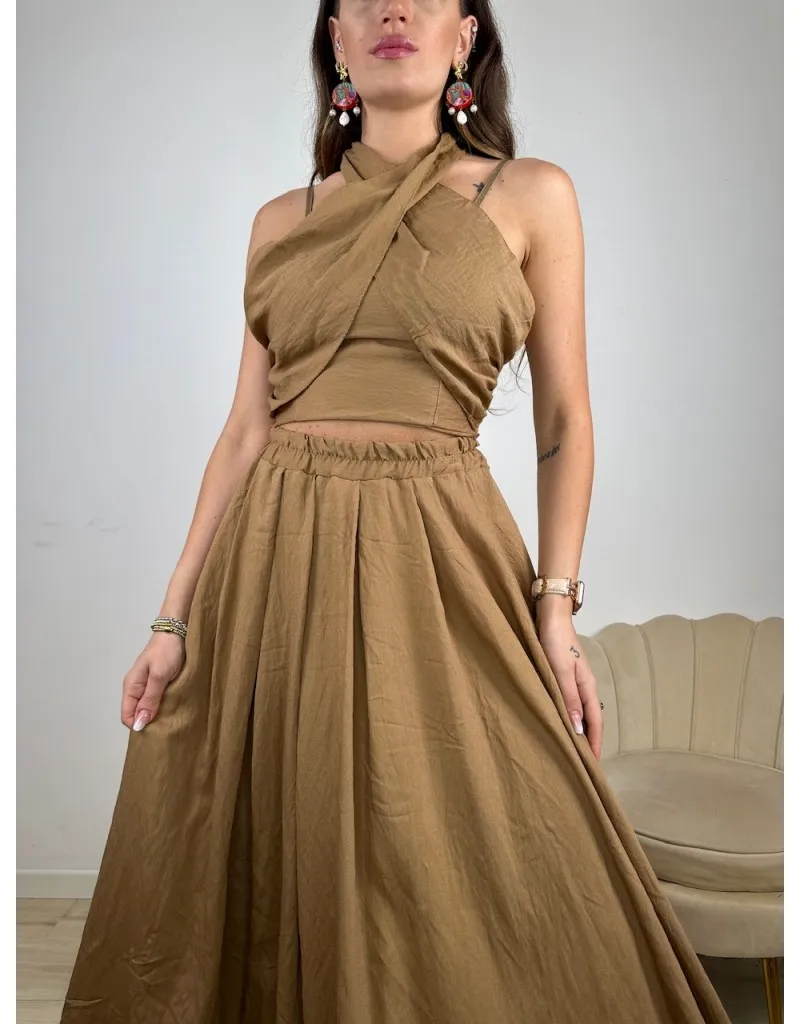 CO ORD SET KRISTIN CAMEL