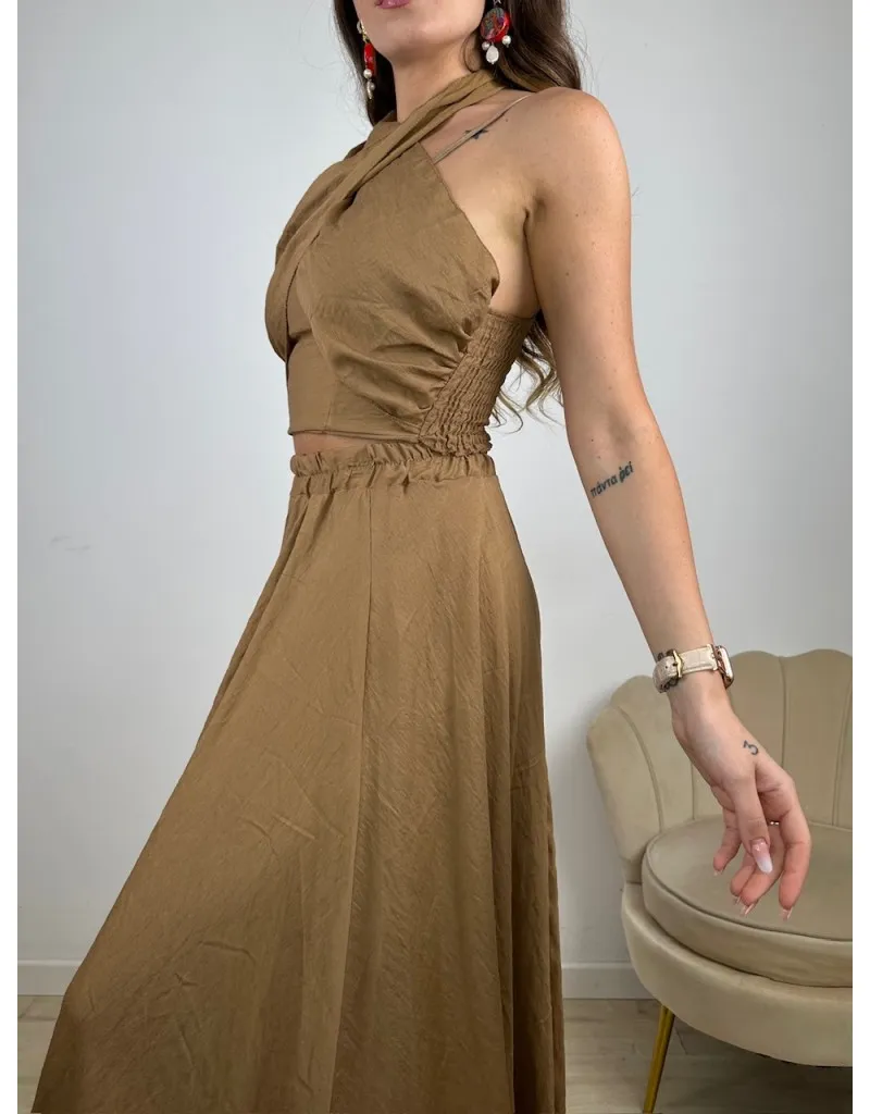 CO ORD SET KRISTIN CAMEL