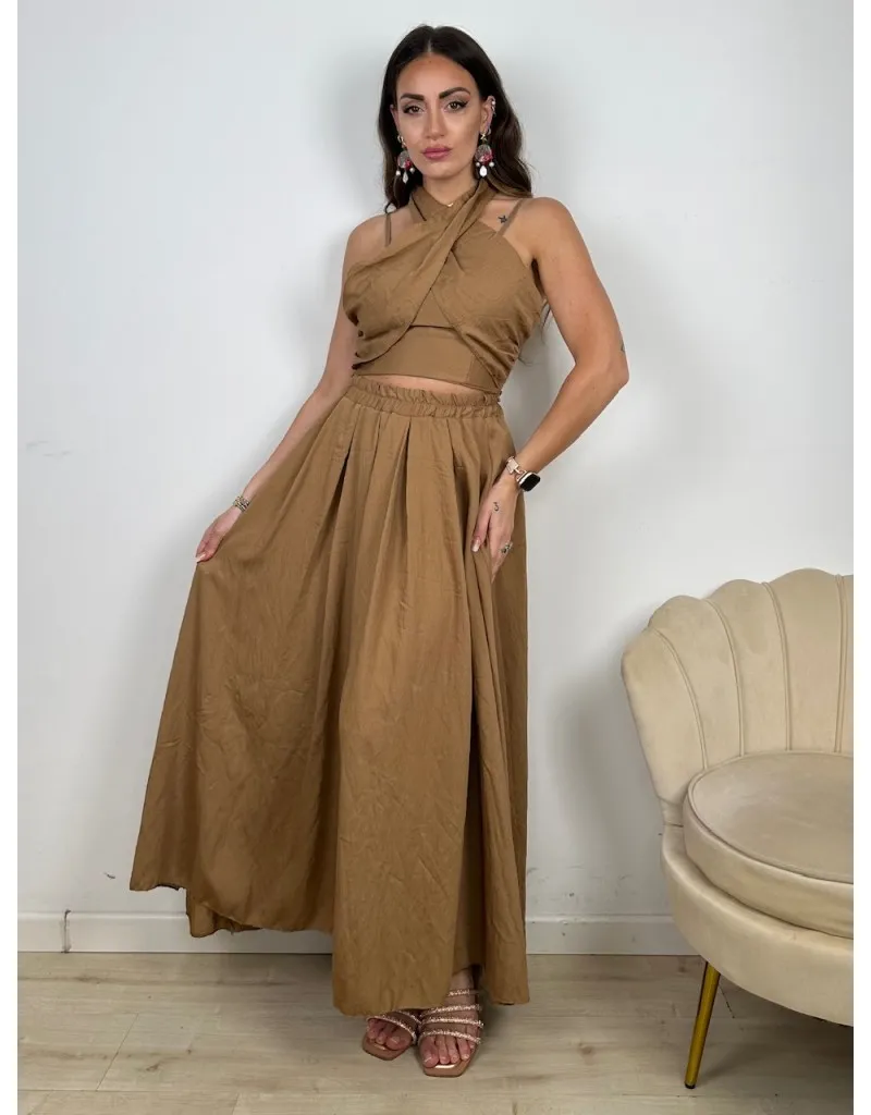 CO ORD SET KRISTIN CAMEL