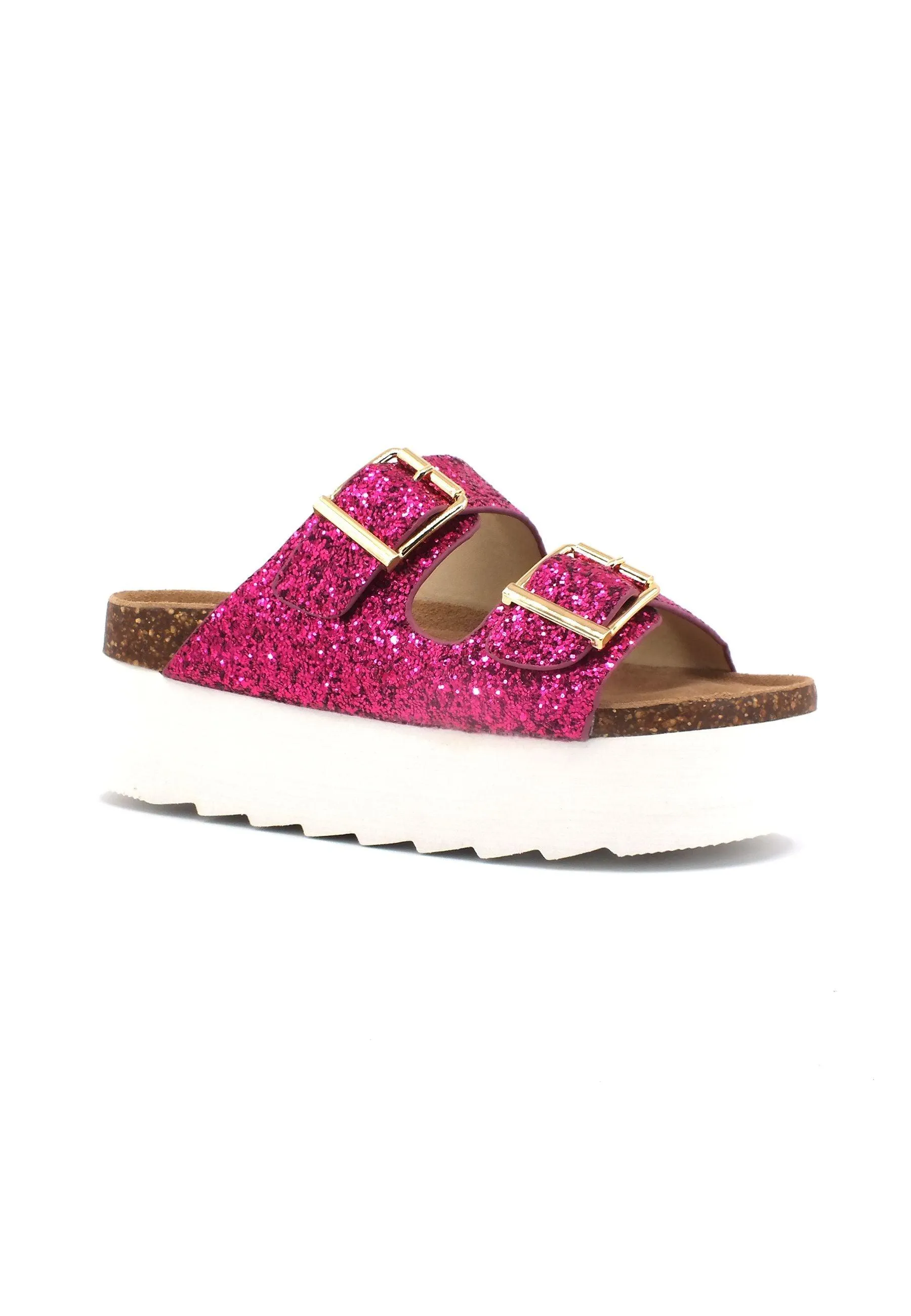 COLORS OF CALIFORNIA Ciabatta Donna Glitter High Fuxia HC.BES022