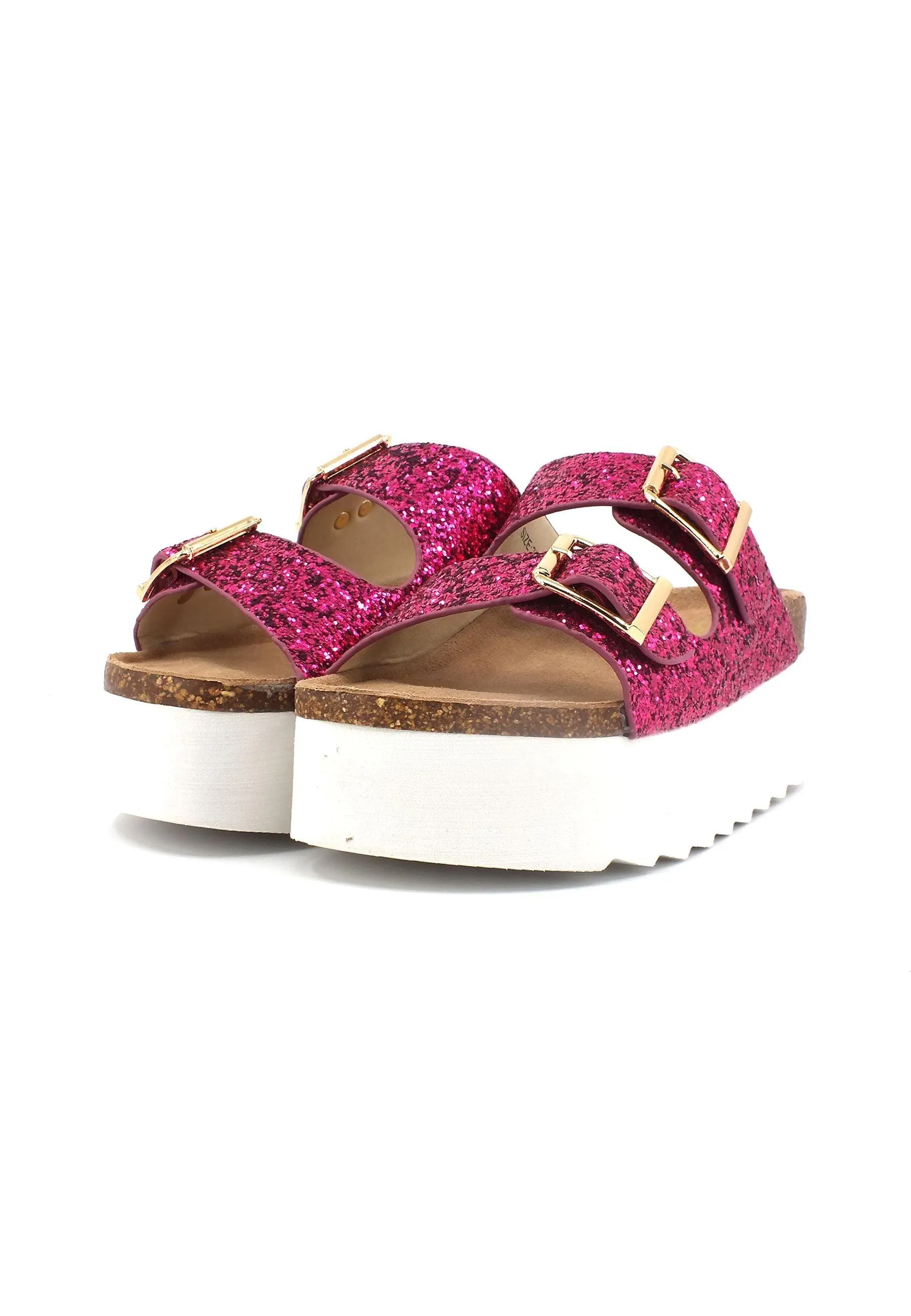 COLORS OF CALIFORNIA Ciabatta Donna Glitter High Fuxia HC.BES022