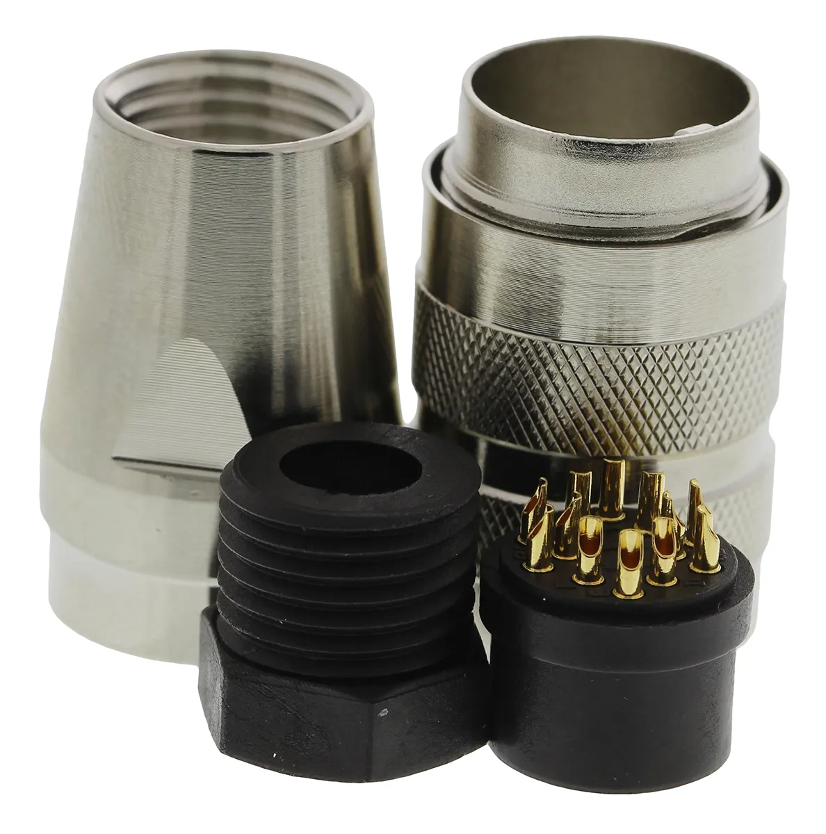 Connettore DIN Amphenol Industrial, serie C 091 D, 12 poli, Femmina, IP67, 3A, 150 V c.a./c.c.