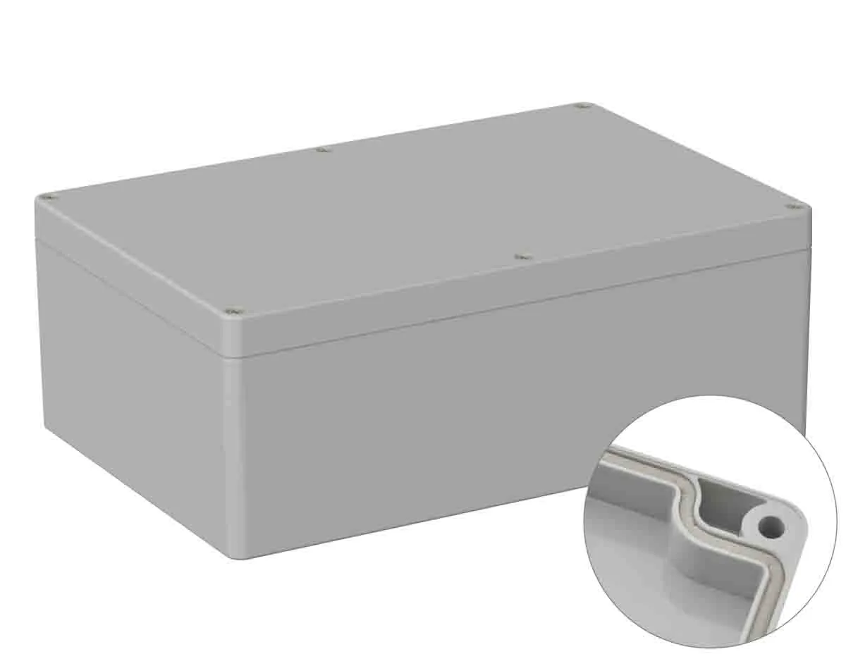 Contenitore generico RS PRO in ABS 160 x 240.3 x 90mm, col. Grigio, IP66