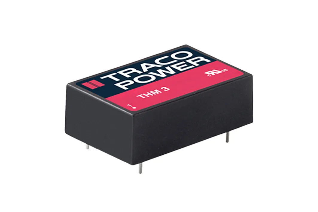 Convertitore c.c.-c.c. 3W, Vin 9 → 18 V c.c., Vout ±12V cc, 5kV ac Sì