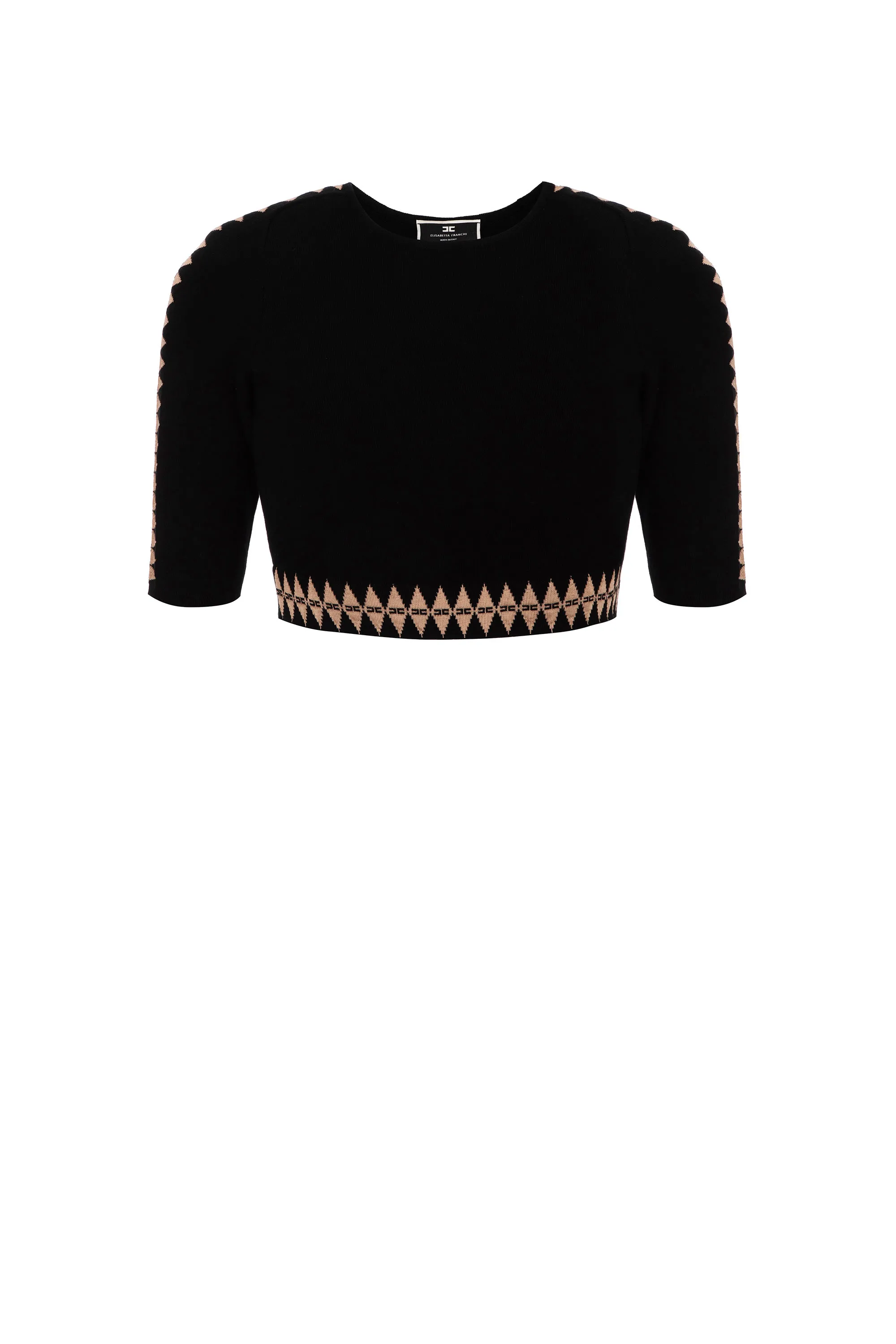 Cropped top bicolor