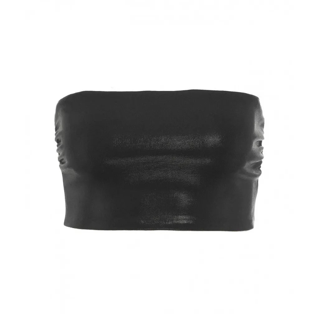 Cropped top nero