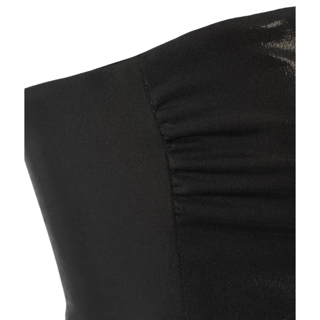 Cropped top nero
