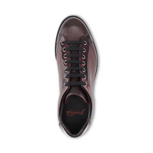 Derby in pelle bordeaux