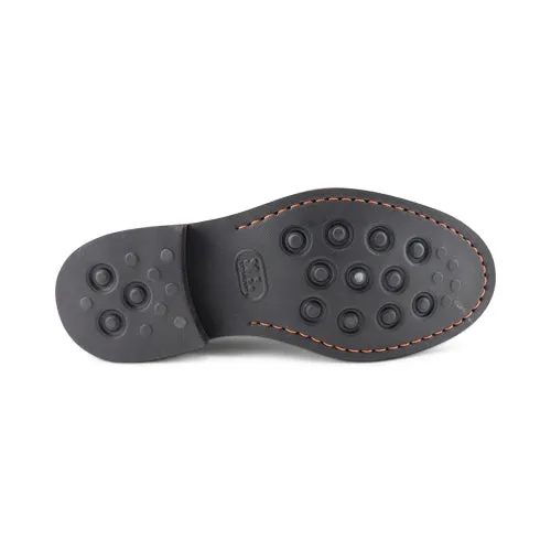 Derby in pelle color caramello