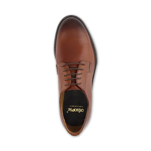 Derby in pelle color cuoio