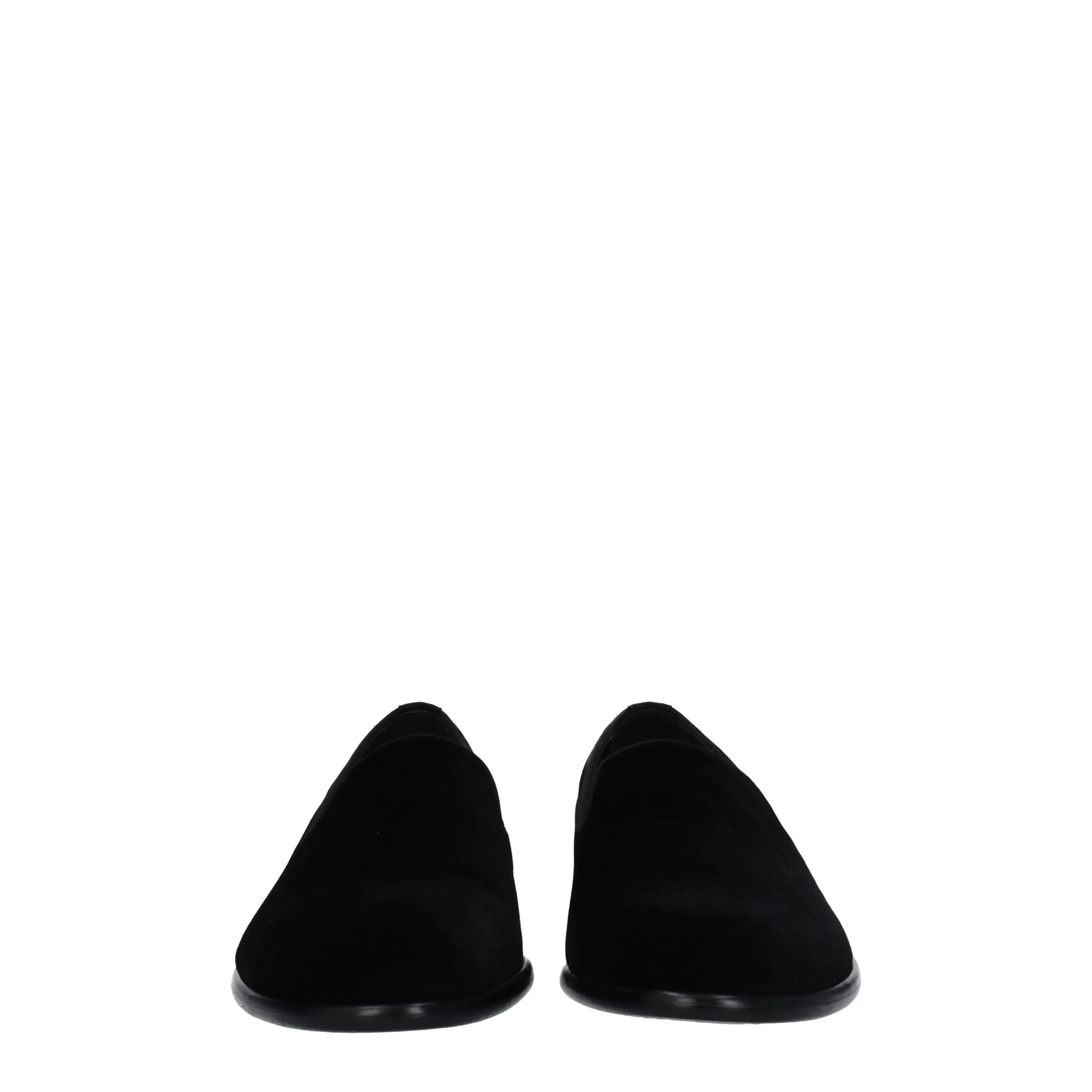 Dolce&Gabbana Mocassini Uomo Velluto Nero