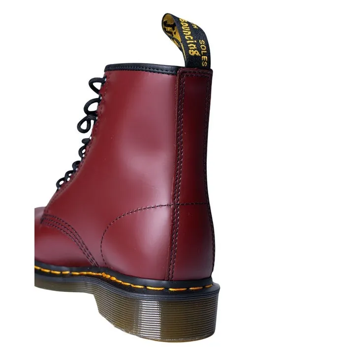 Dr. Martens stivali  bordeaux in pelle  