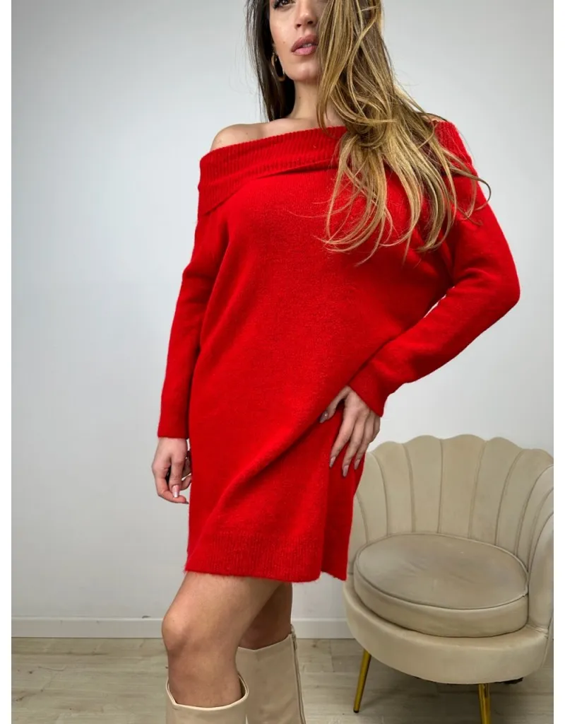 DRESS MARISOL ROSSO