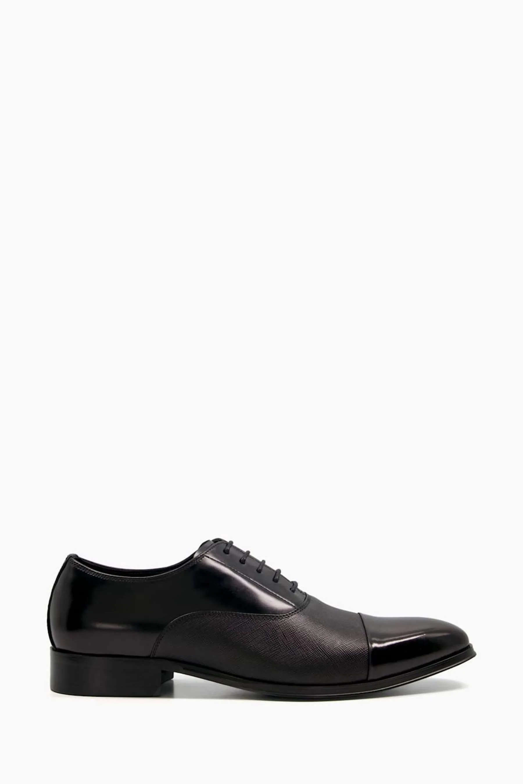 Dune London - Oxford Scarpe in pelle Saffiano goffrata