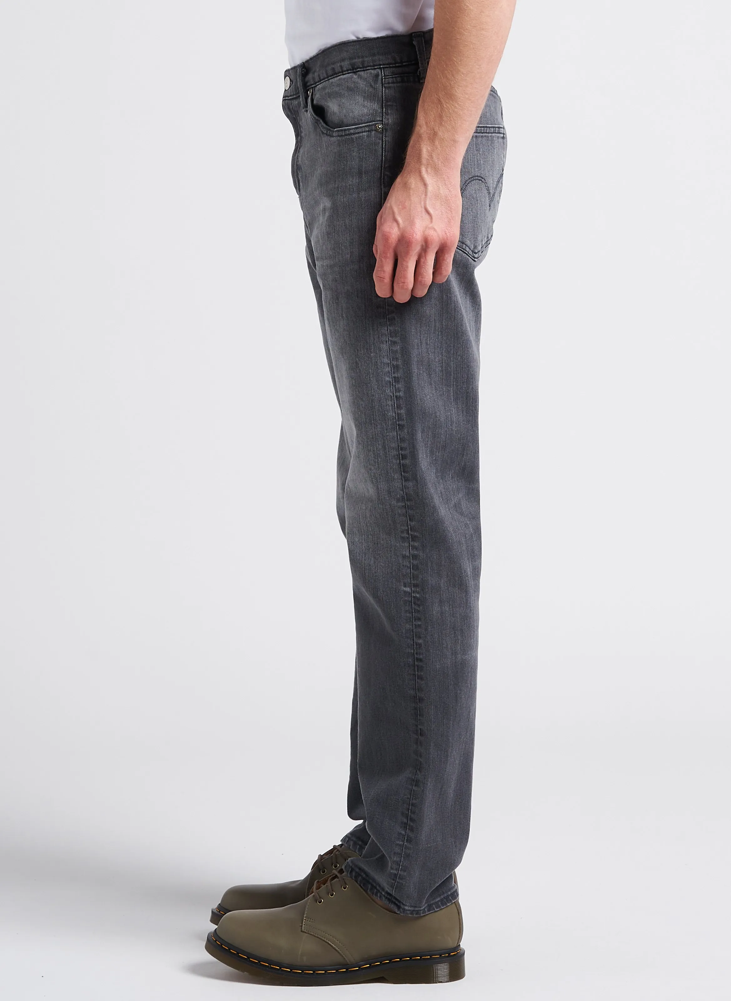  EDWIN   Jeans dritti tinta unita in misto cotone | Nero