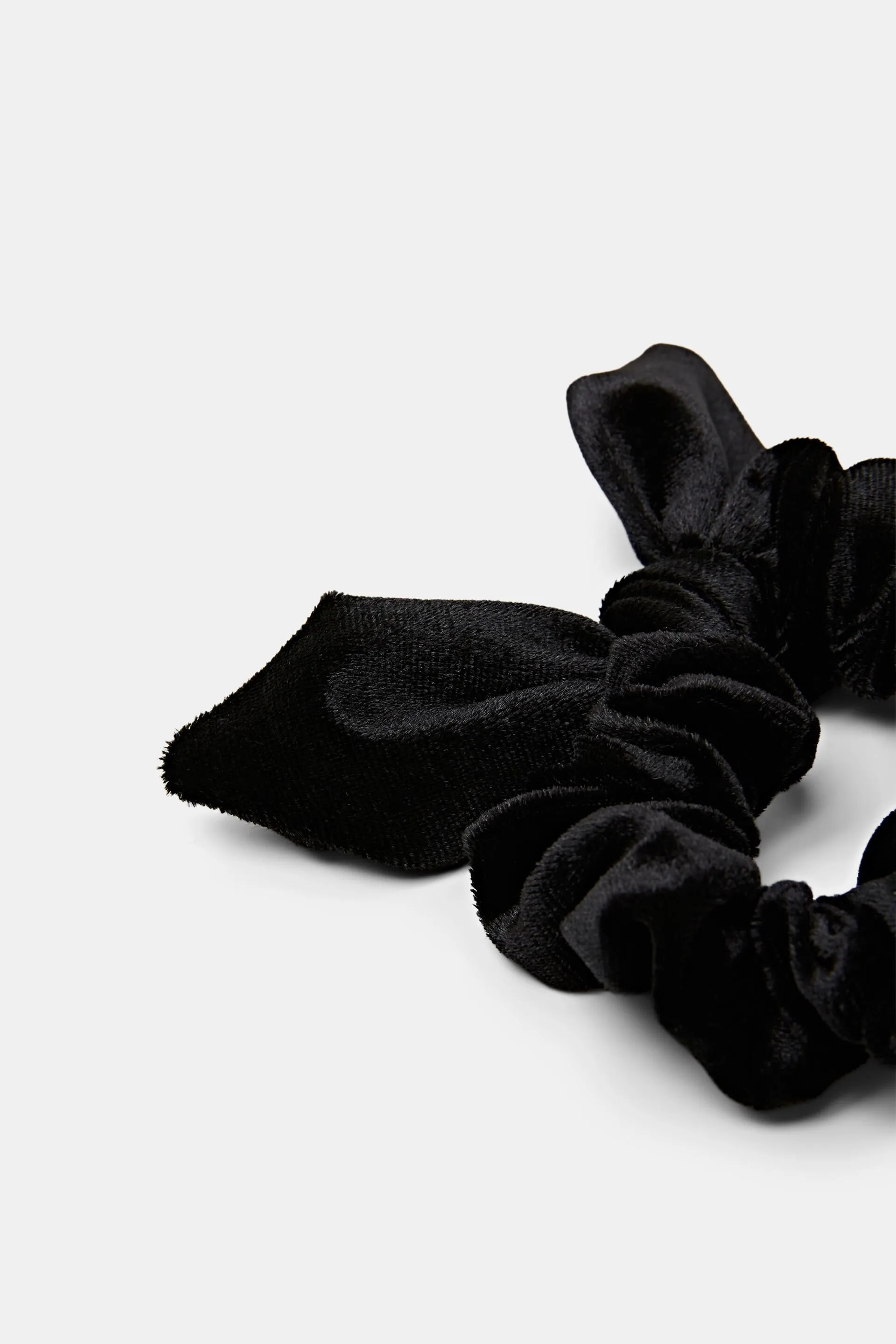 Elastico per capelli viola con fiocco