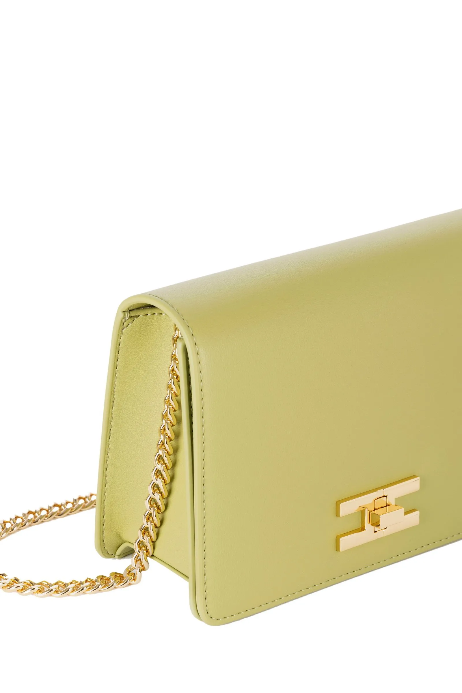 ELISABETTA FRANCHI borsa  a tracolla con logo girello dorato