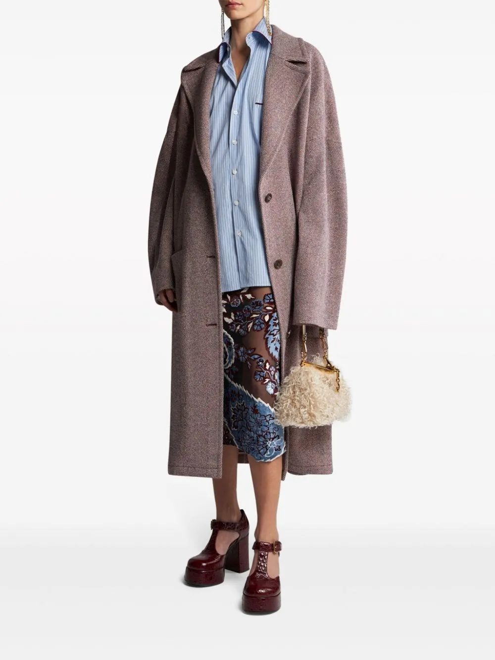   Etro  Gonna midi in velluto  