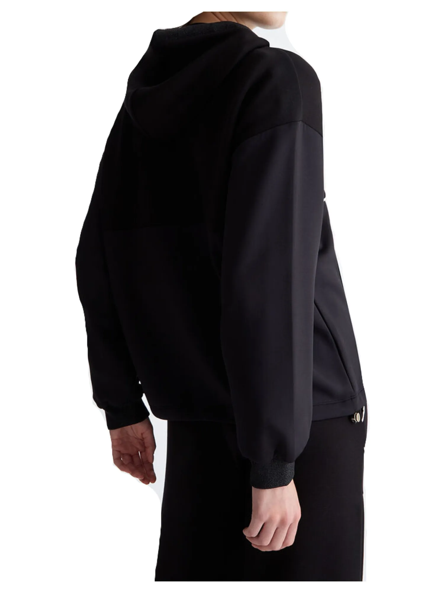 Felpa con zip Liu Jo da donna nera