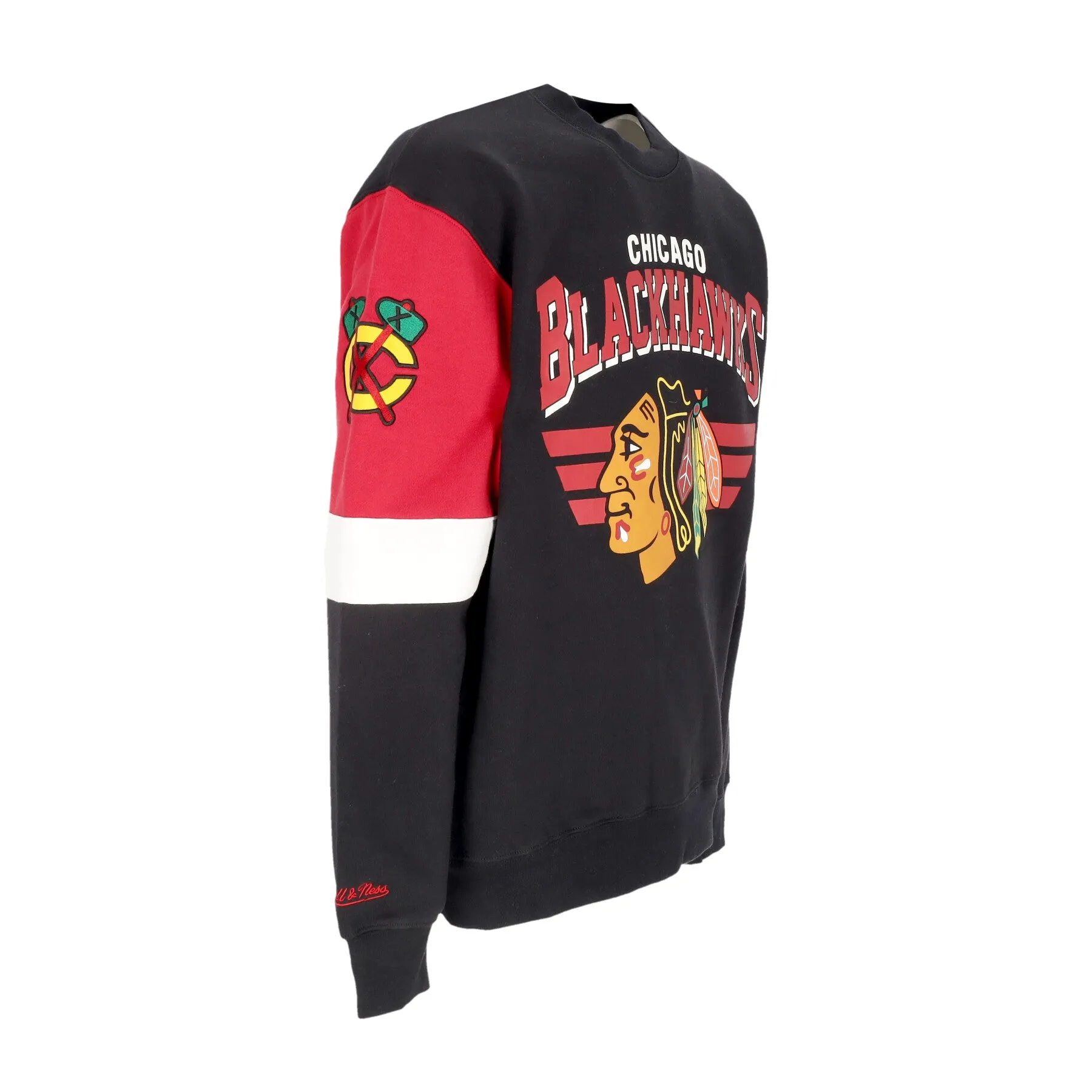 Felpa Girocollo Uomo Nhl All Over Crew 3.0 Chibla Original Team Colors