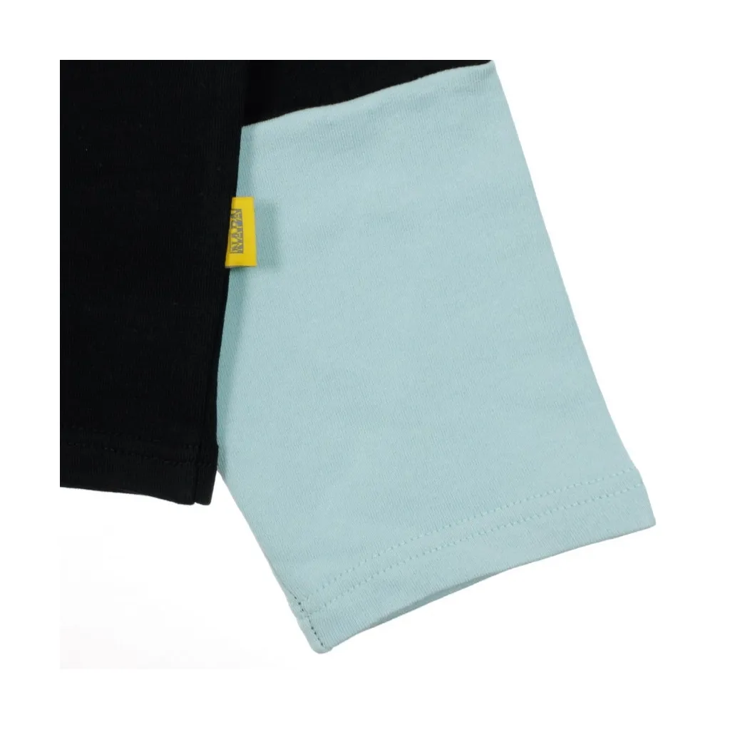 FELPA HALF ZIP B-ANZERE ZIP SWEAT LIGHT BLUE/BLACK